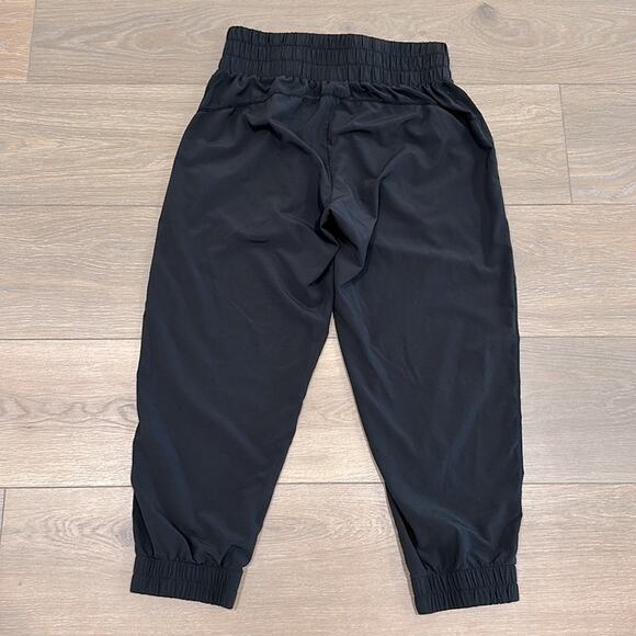 Z BY ZELLA Black High Waist Active Workout Lounge Jogger Pants Bottoms Size 8 - Picture 2 of 10